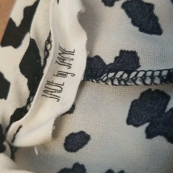 Jade By Jane Dalmatian Print Flowy Peplum Dress - Picture 4 of 4